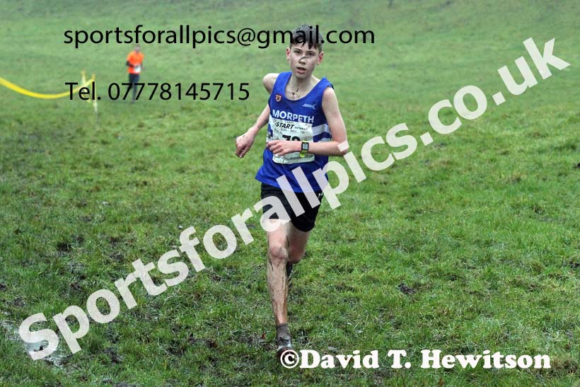 Boys under-15s, NECAA Junior Cross Country Relays, Thornley Farm, Peterlee, Saturday, December 12th. Photo: David T. Hewitson/Sports for All Pics